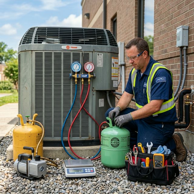 AC Refrigerant Gas Refill